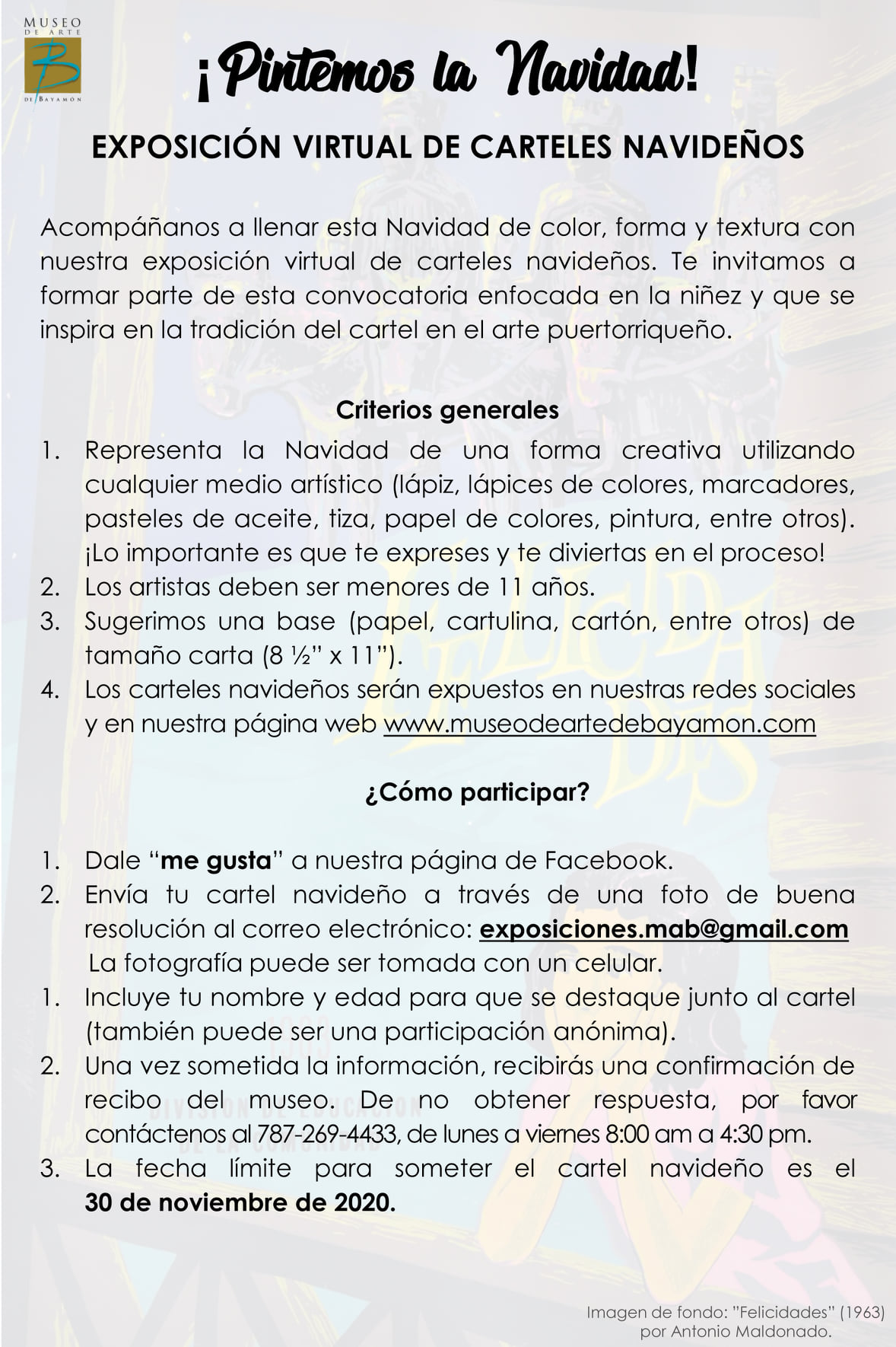 ¡Pintemos en Navidad! - Exposición Virtual de Carteles Navideños