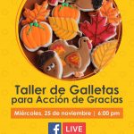 Taller de Galletas de Acción de Gracias para los nenes con Chef Xiomy