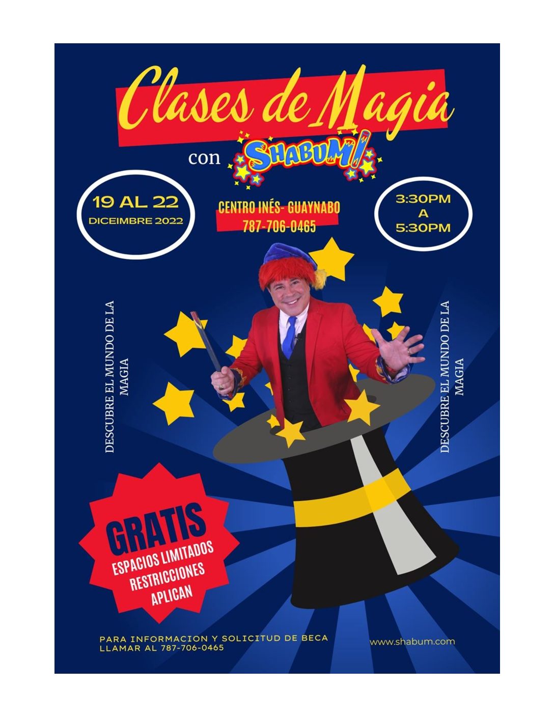 Clases de Magia con Shabum - Centro Inés