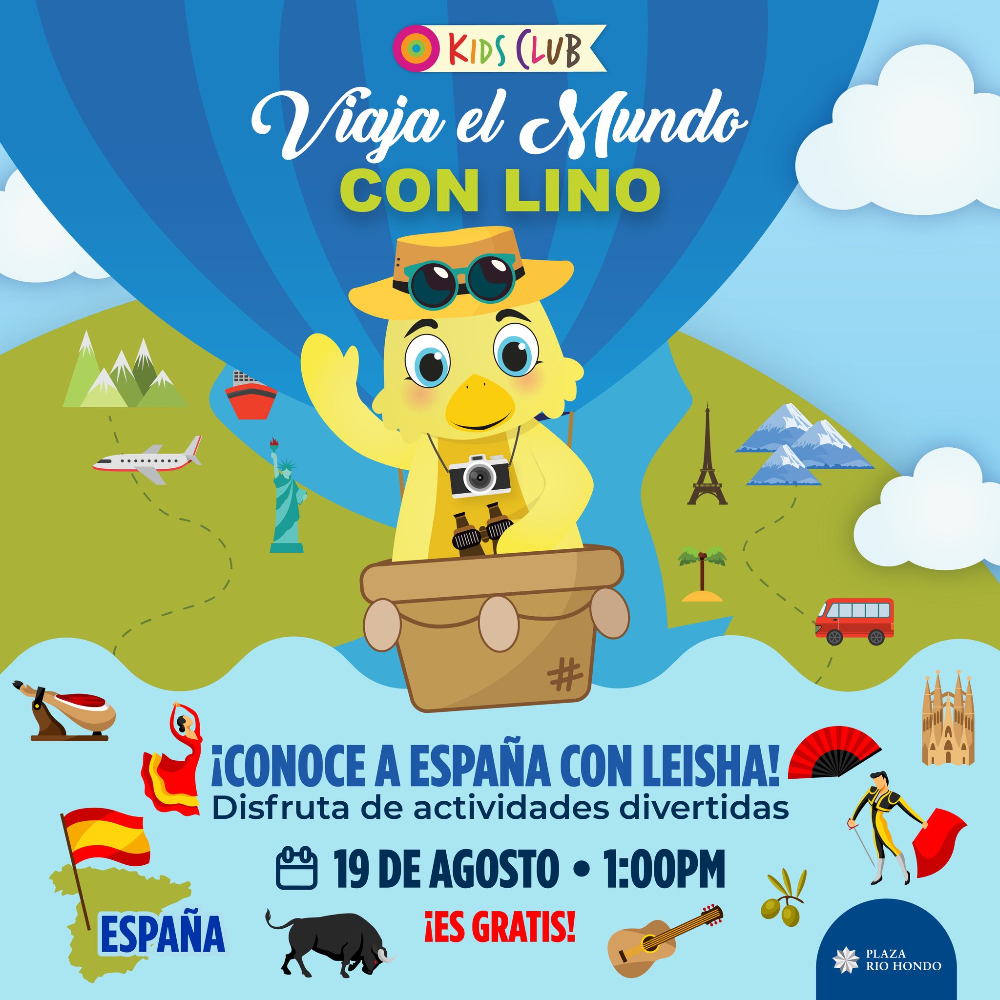 Viaja el Mundo con Lino: España - Plaza Río Hondo