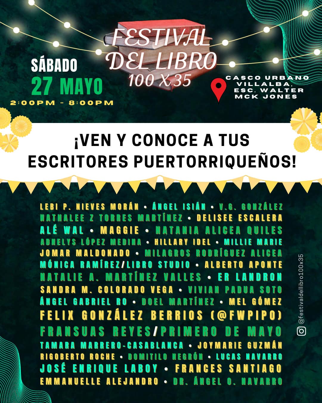 Festival del Libro 100x35