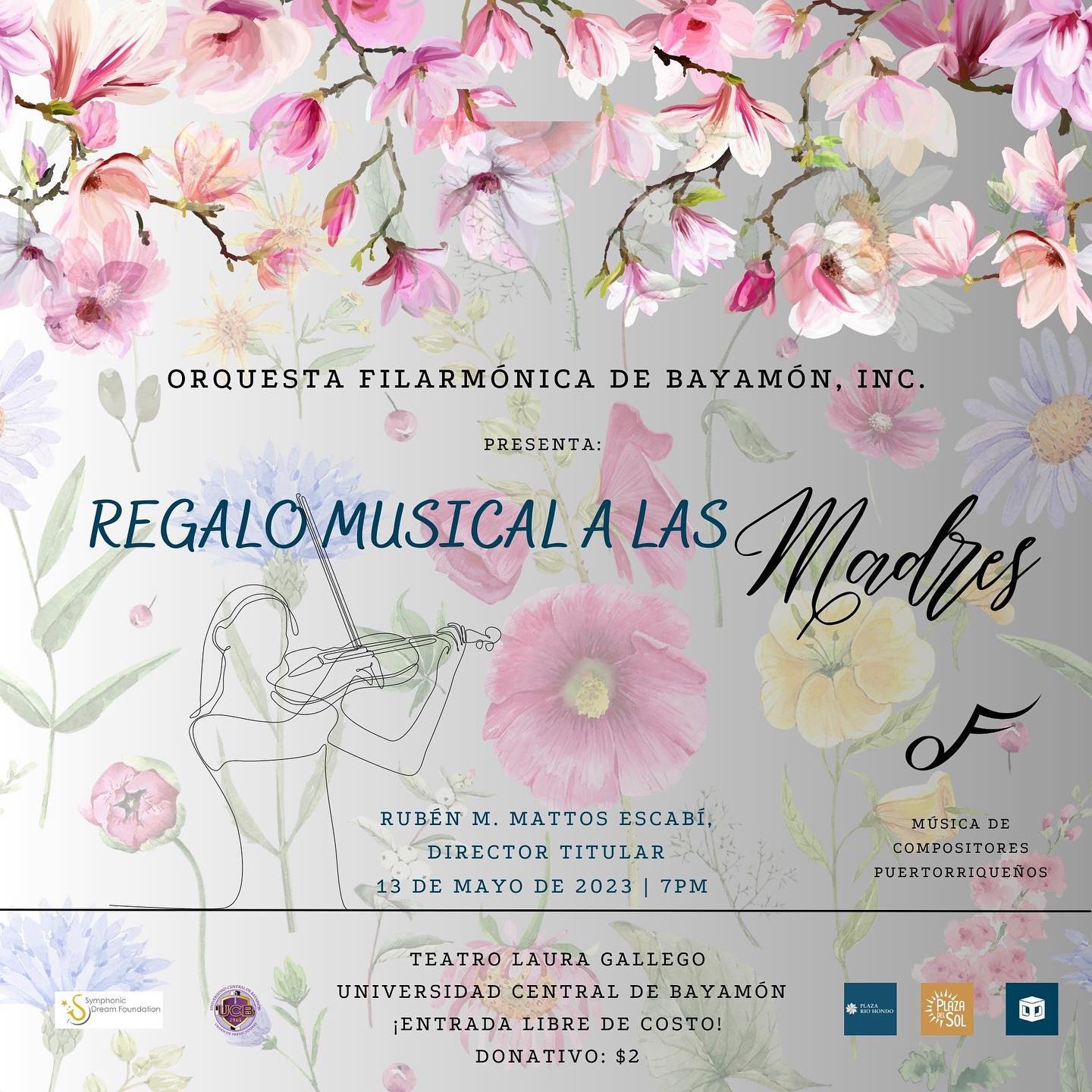 Regalo Musical a las Madres - Orquesta Filarmónica de Bayamón