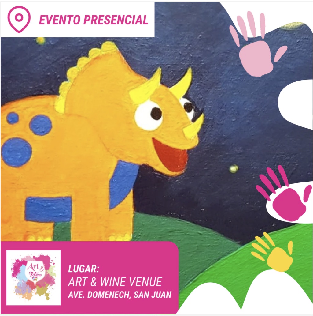 Taller de Arte: Dinosaurio - Art & Wine