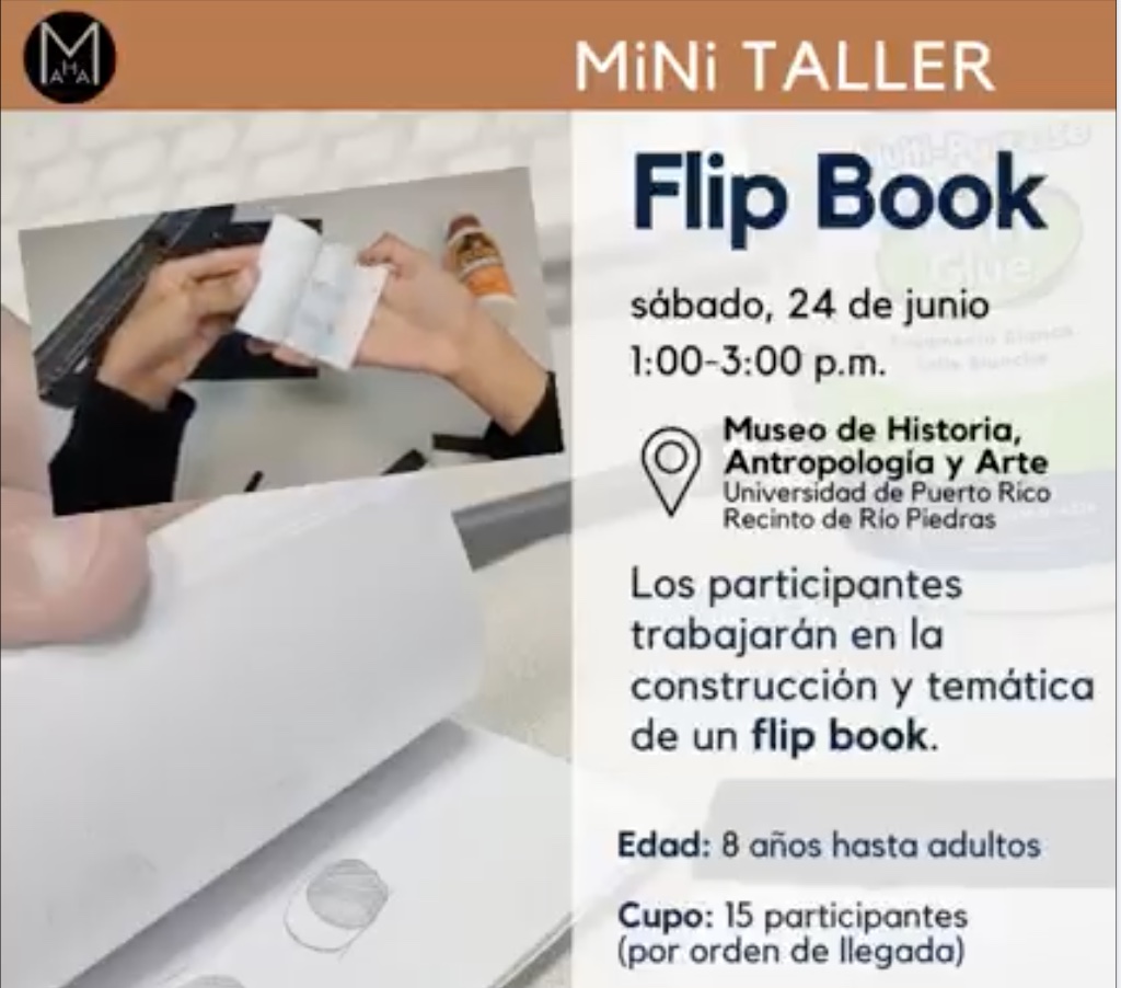 Mini Taller: "Flip Book" - Museo UPRRP