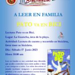 A leer en familia - Cuento: "Pato va en Bici" - Biblioteca Municipal e Infantil Mariana Suárez de Longo