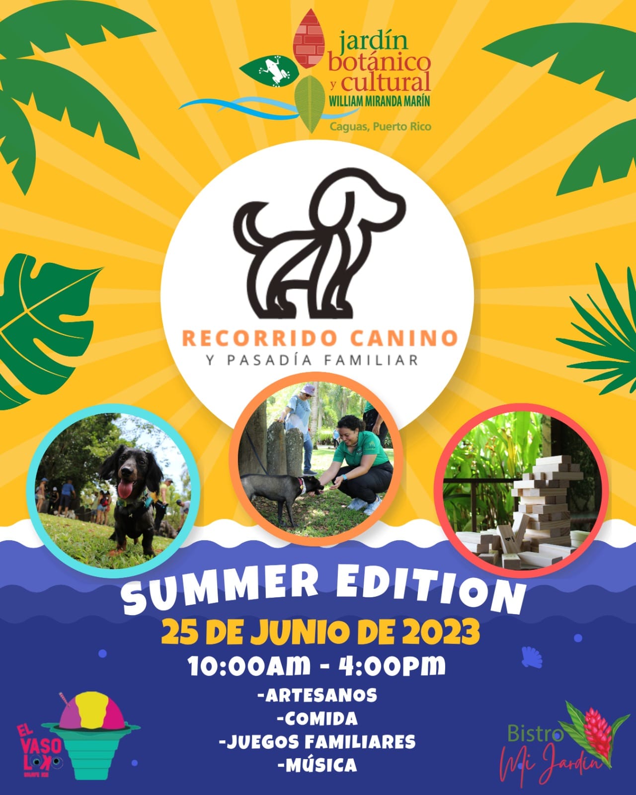 Recorrido Canino y Pasadía Familiar: Summer Edition - Jardín Botánico de Caguas