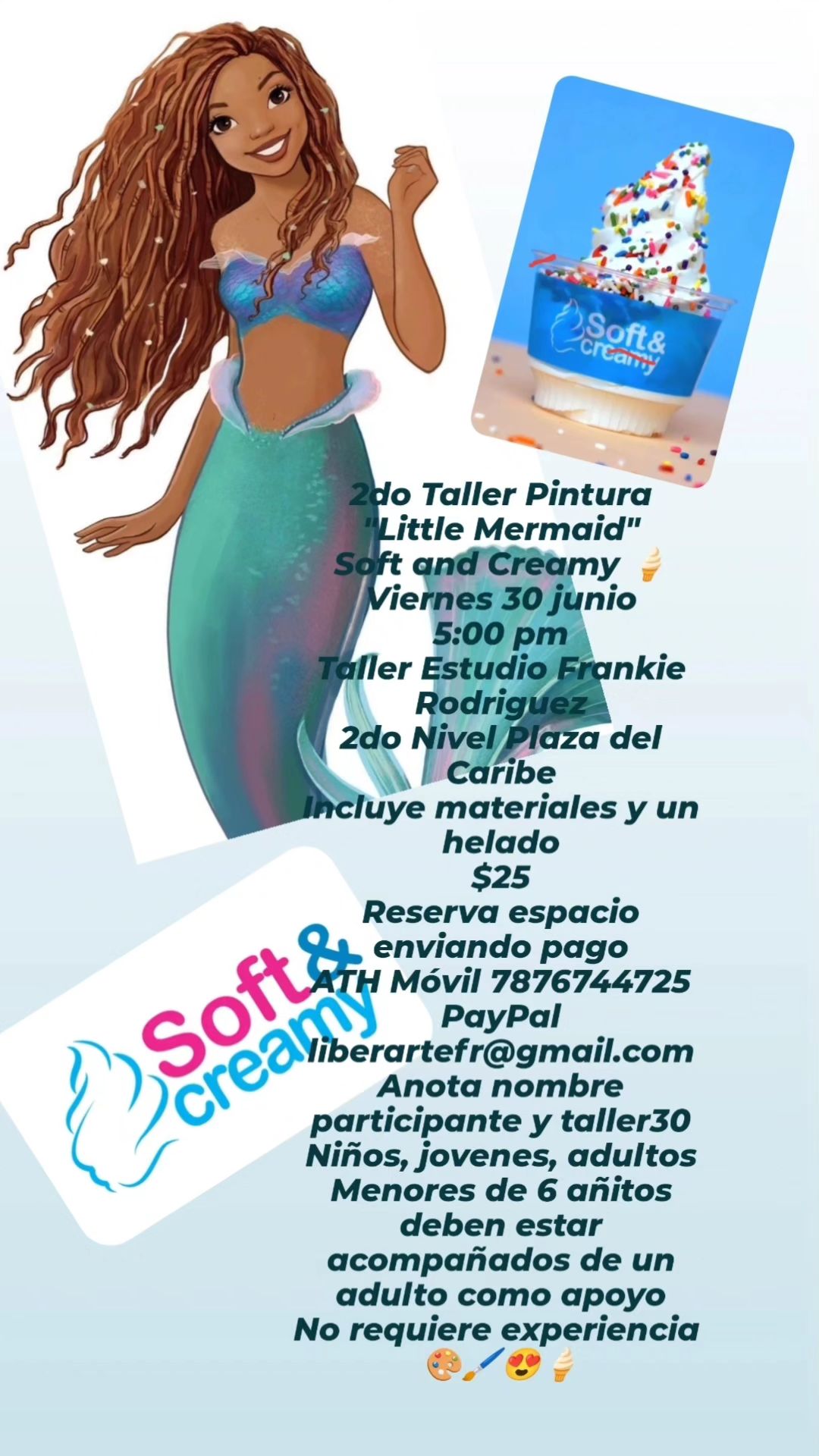 Taller de Pintura: "Little Mermaid"