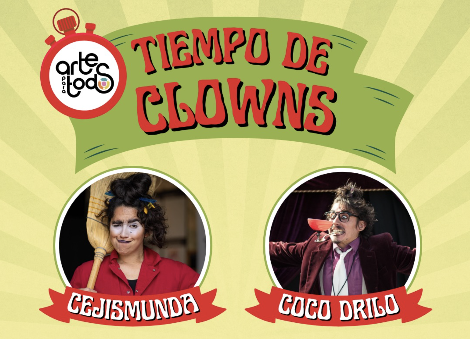 Tiempo de Clowns: Cejismunda y Coco-Drilo