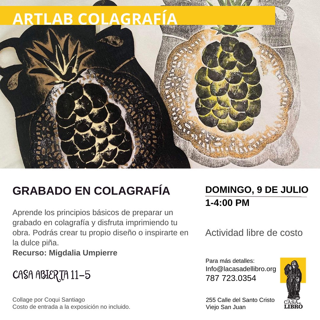 Artlab Colagrafía - Museo Biblioteca La Casa del Libro