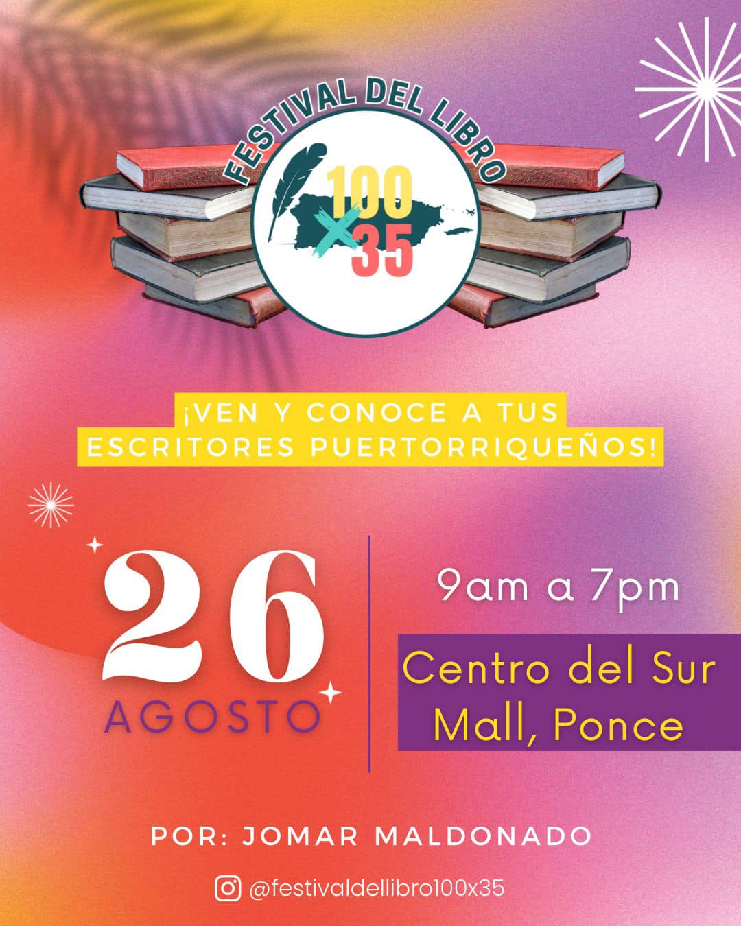 Festival del Libro 100x35 - Ponce