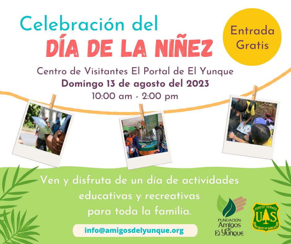 Día de la Niñez - Portal El Yunque