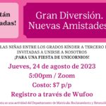 Fiesta de Unicornios (Virtual) - Caribe Girl Scouts Council