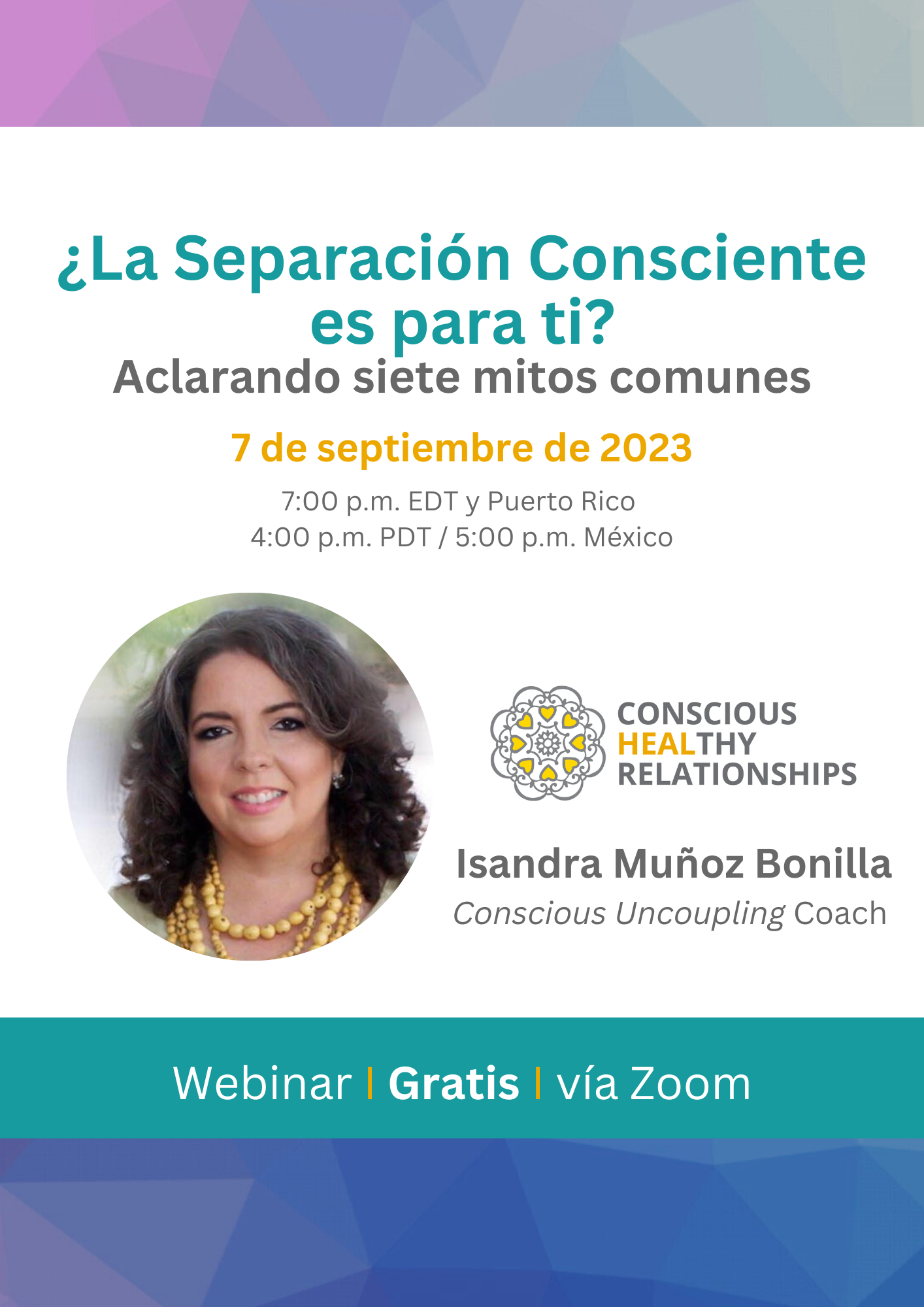 ¿La Separación Consciente es para ti?... Aclarando siete mitos comunes