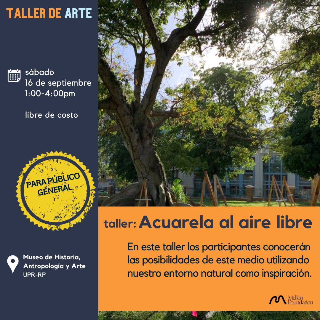 Taller de Arte: Acuarela al Aire - Museo UPRRP
