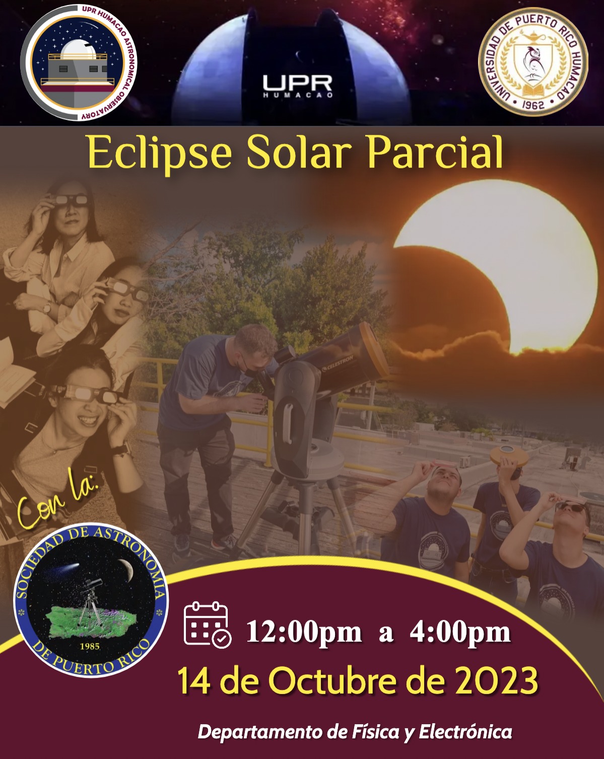 Eclipse Solar Parcial - UPR Humacao
