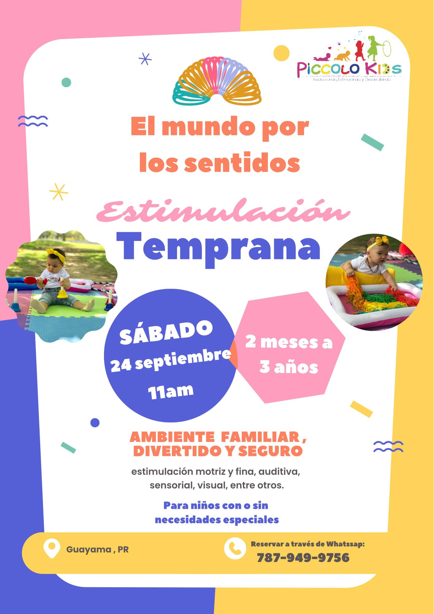 El mundo por los sentidos - Piccolo Kids