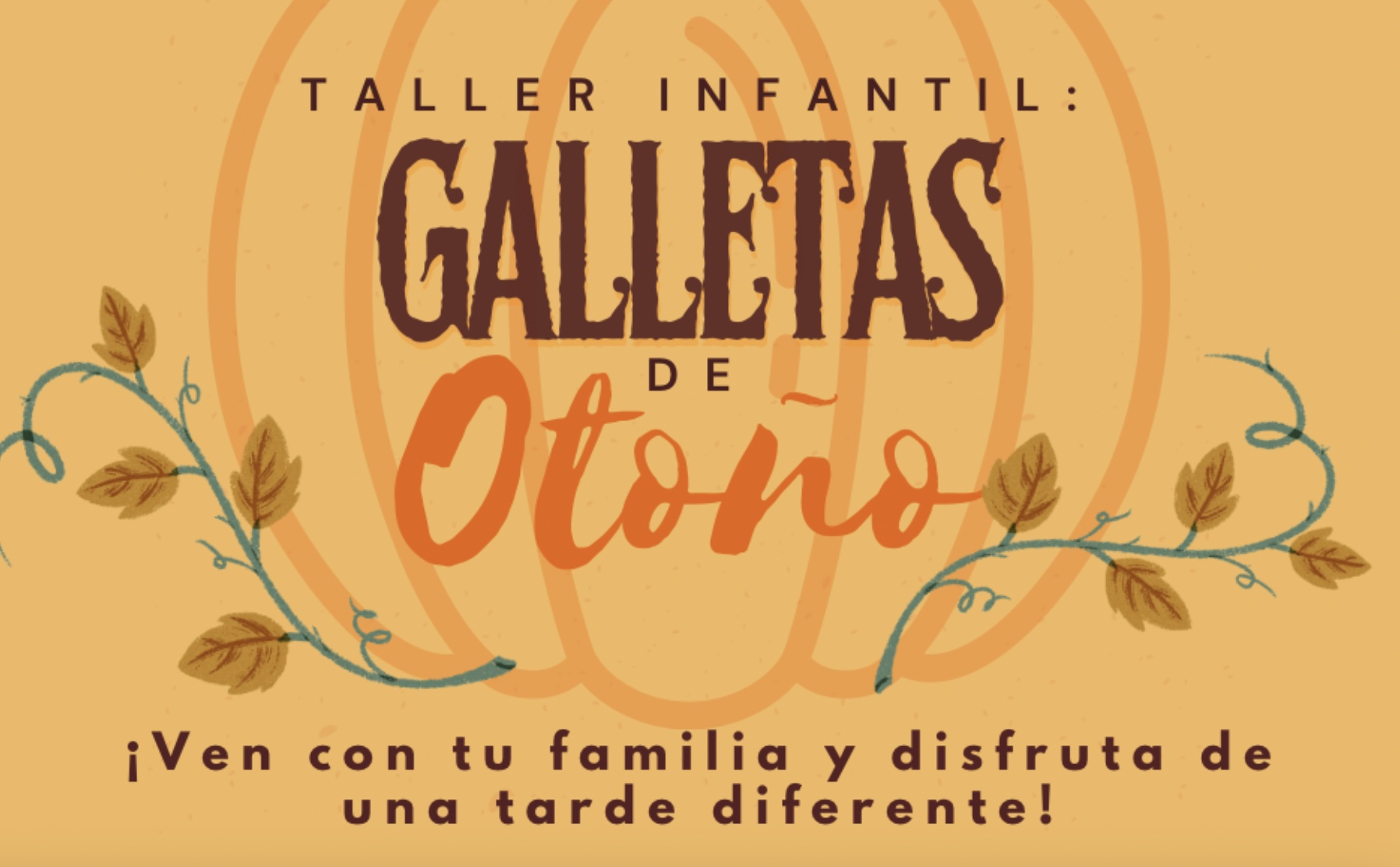 Taller Infantil: Decoración de Galletas de Otoño - Hacienda El Portal