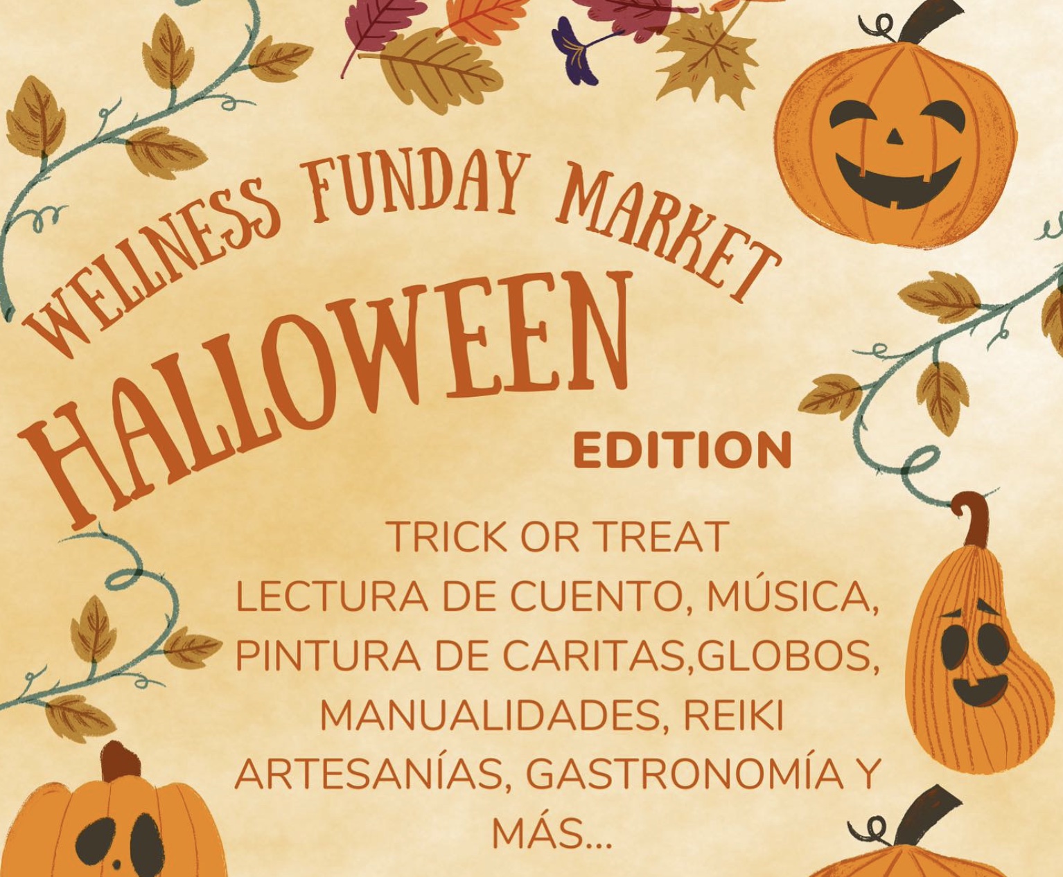 Wellness Funday Market Halloween Edition