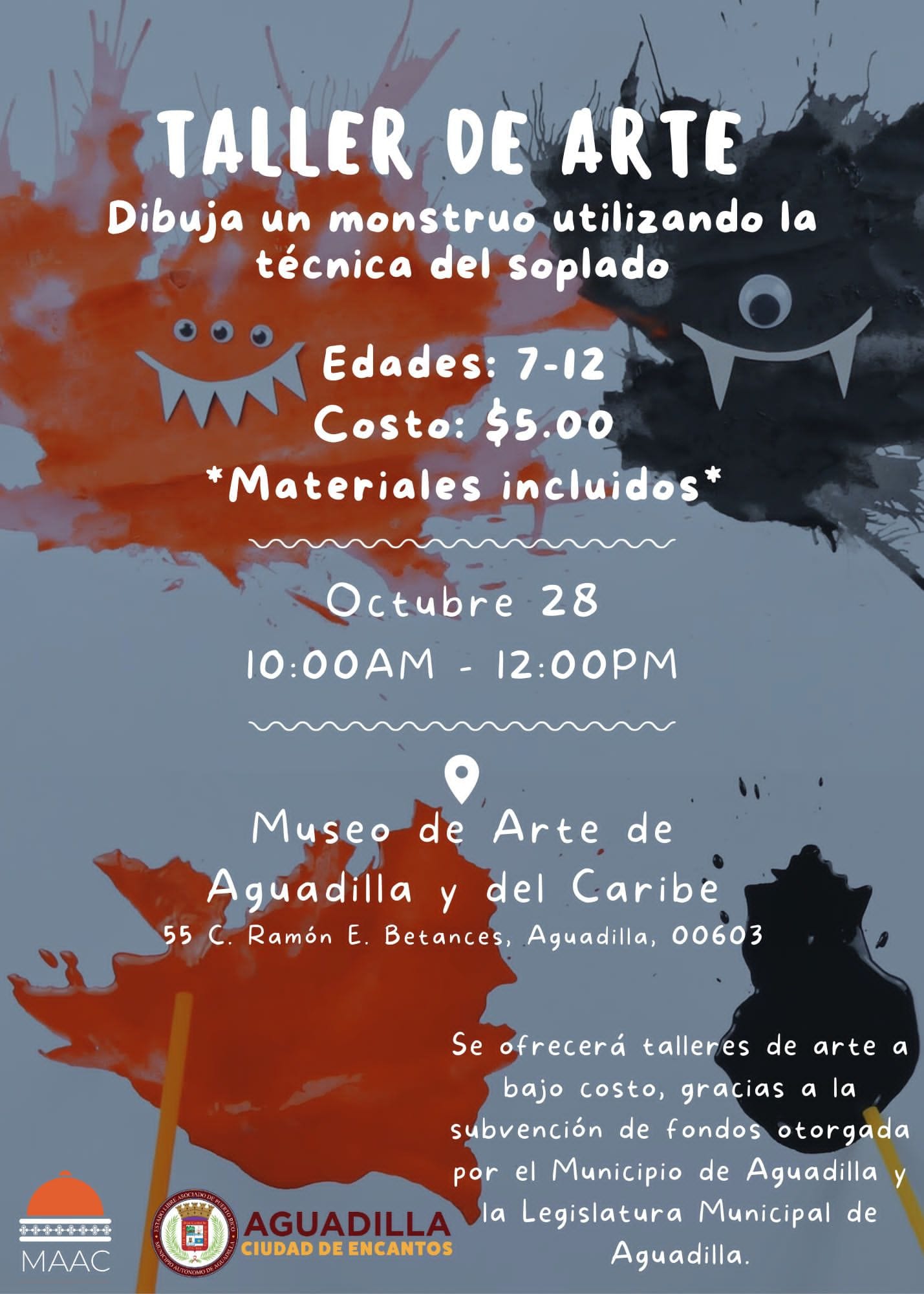 Taller de Arte: Dibuja un monstruo - Museo de Arte de Aguadilla y del Caribe
