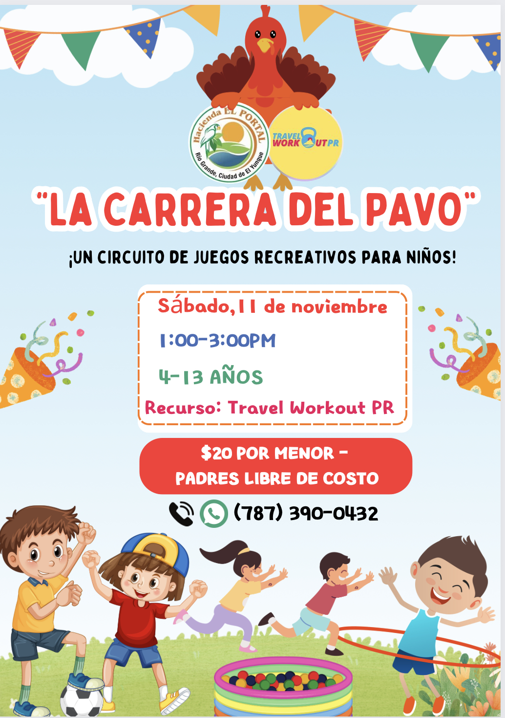 Día de Juegos: La Carrera del Pavo