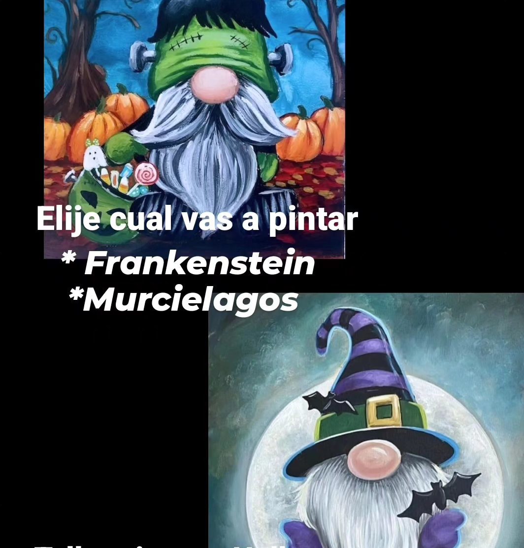 Taller de Pintura Halloween - Taller Estudio Frankie Rodríguez