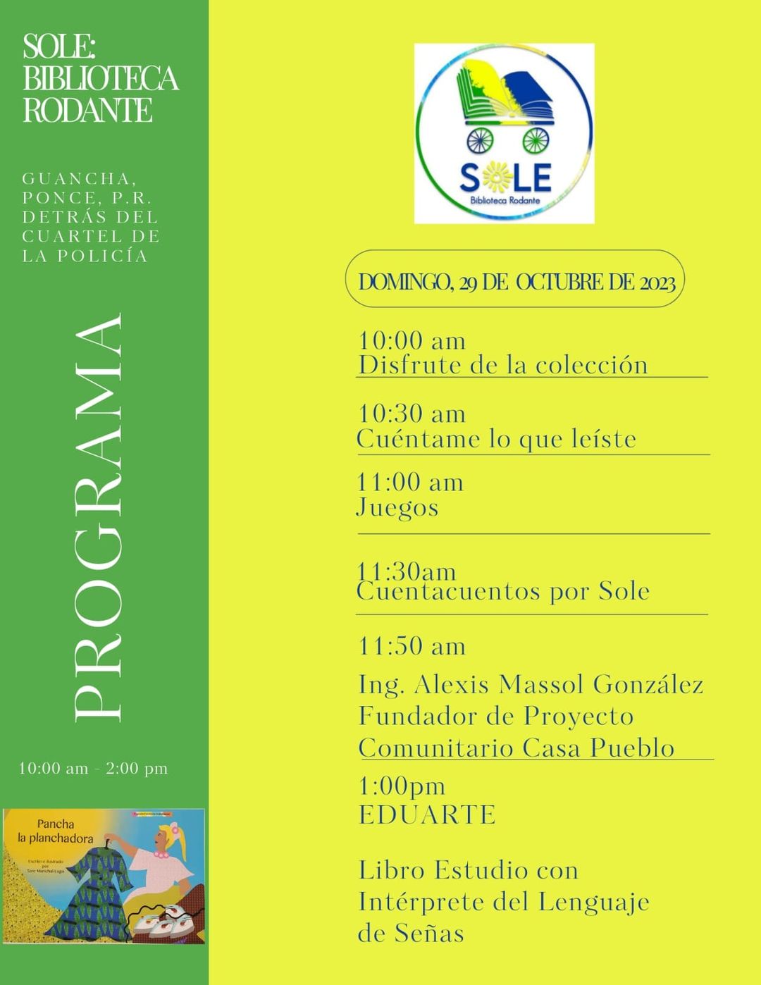 SOLE Biblioteca Rodante