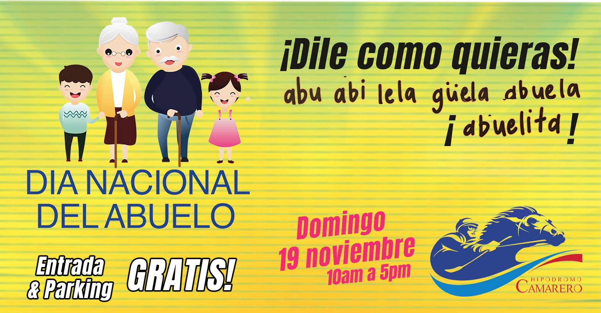 Día Nacional del Abuelo - Hipódromo Camarero
