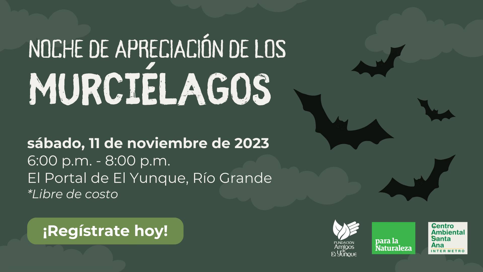 Noche de apreciación de los murciélagos - El Portal de El Yunque