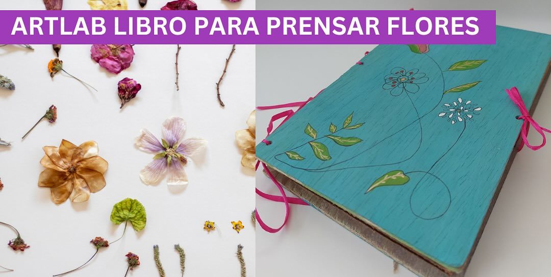 Artlab: Libro para prensar flores - Museo Biblioteca La Casa del Libro