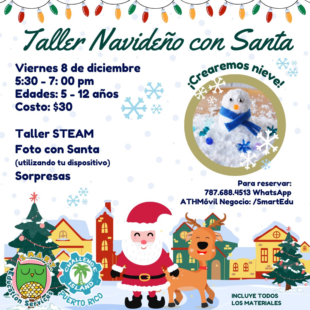 Taller Navideño con Santa - SMART Education Services
