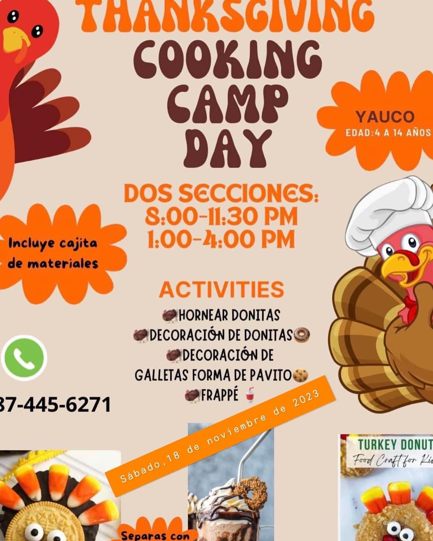 Thanksgiving Cooking Camp Day - Tutorinet