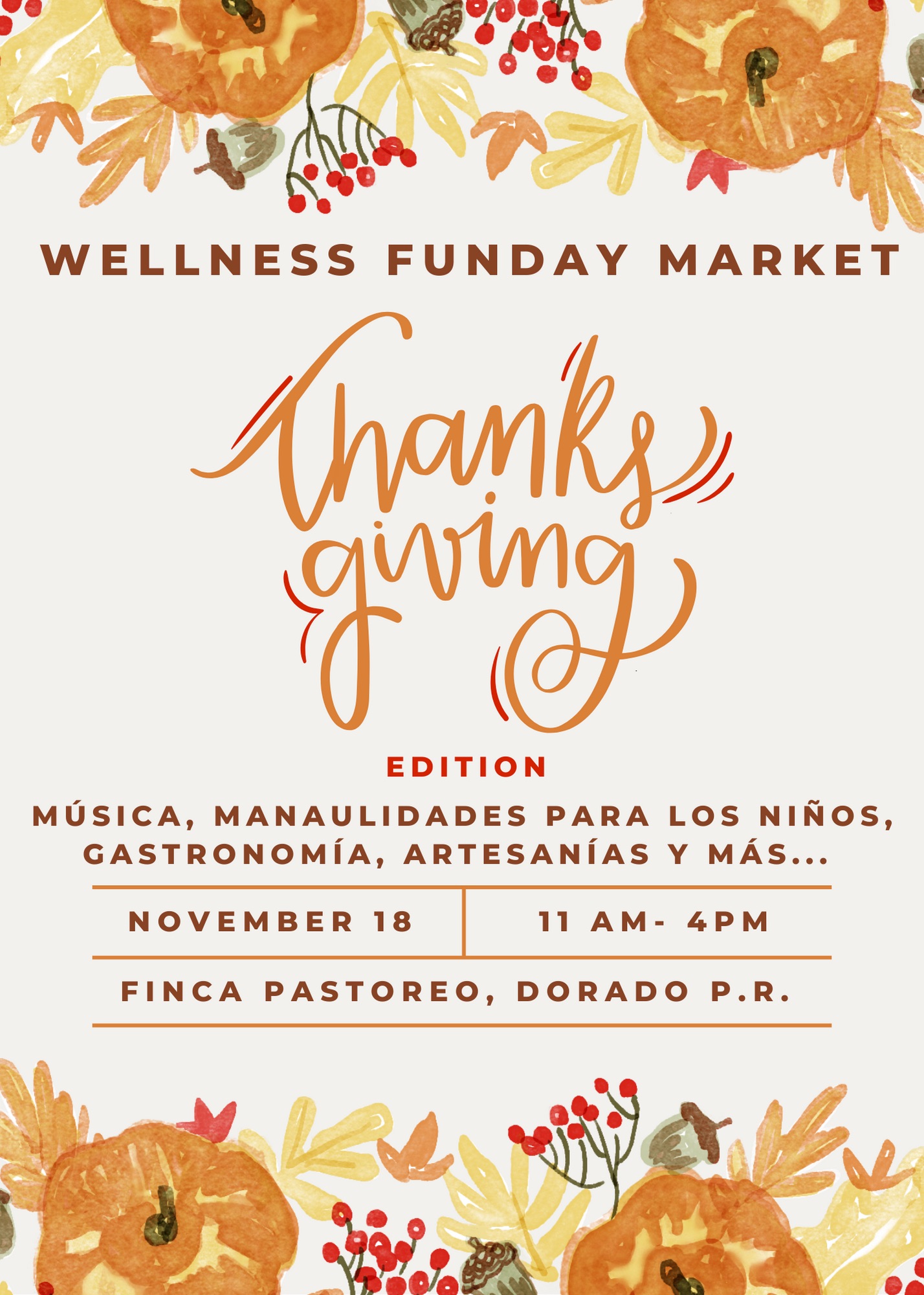 Wellness Funday Thanksgiving Edition
