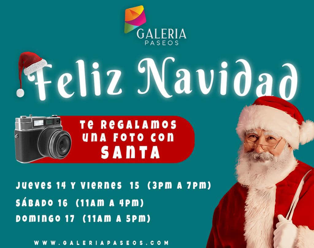 Foto con Santa - Galería Paseos