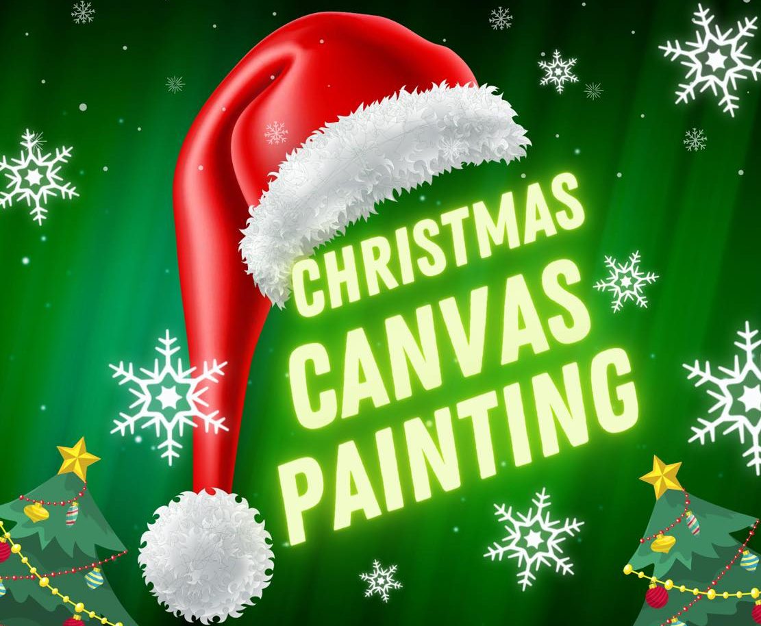 "Christmas Canvas Painting"  - Learning with Ms. Viana