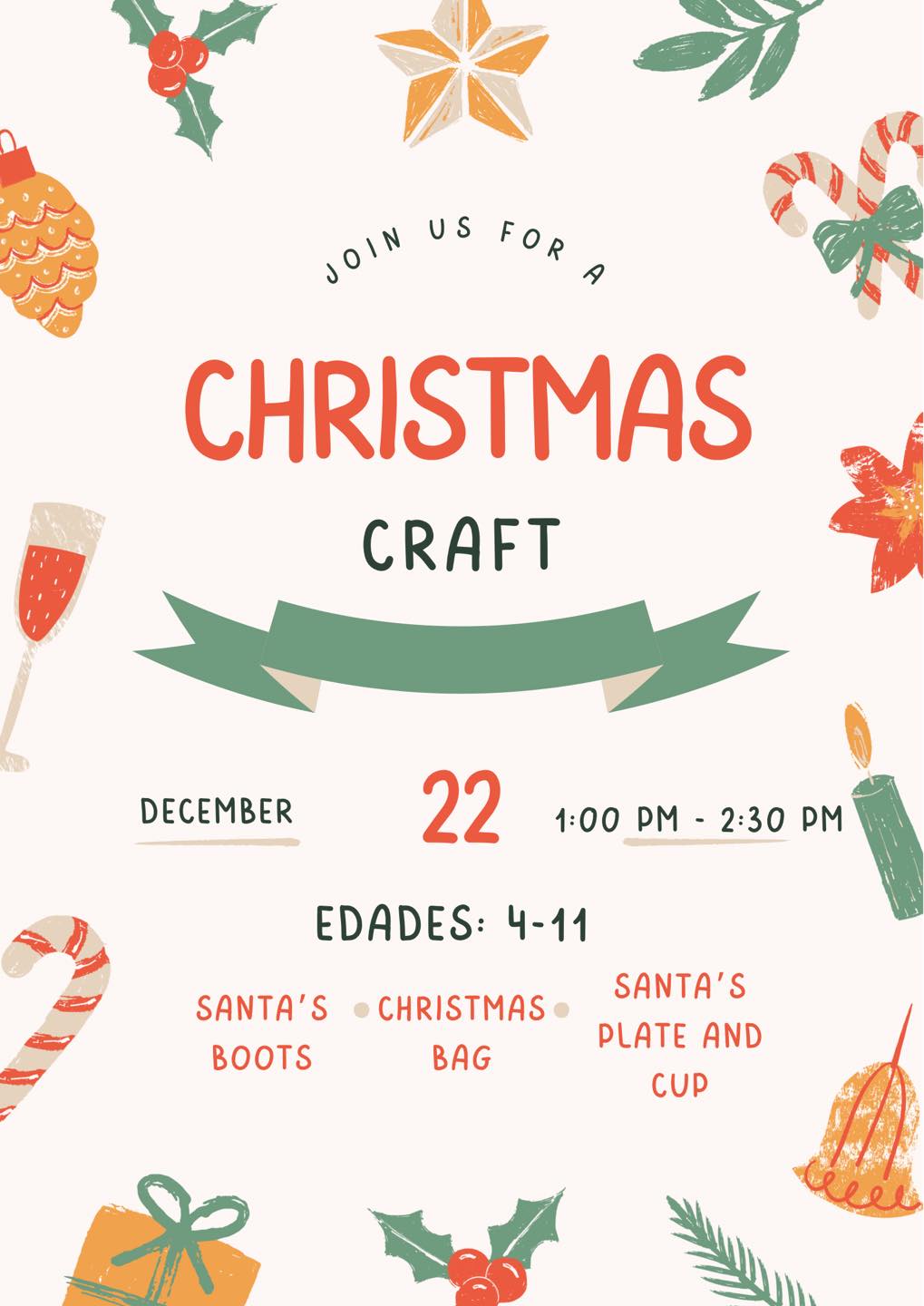 "Christmas Craft" - Learning with Ms. Viana