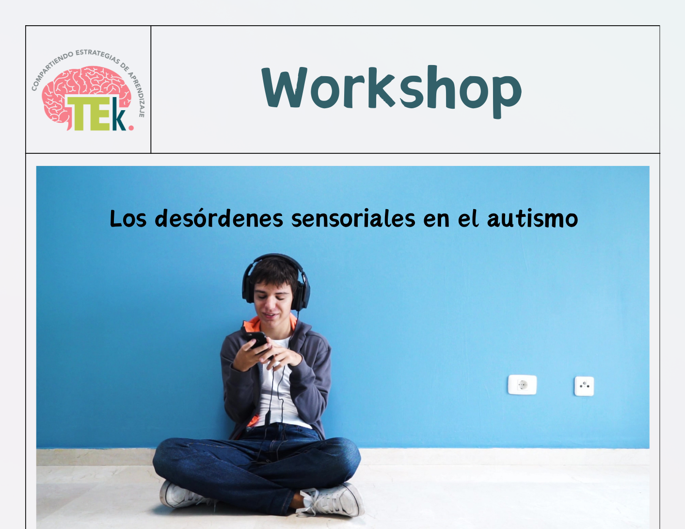 Workshop: Los desórdenes sensoriales en el autismo