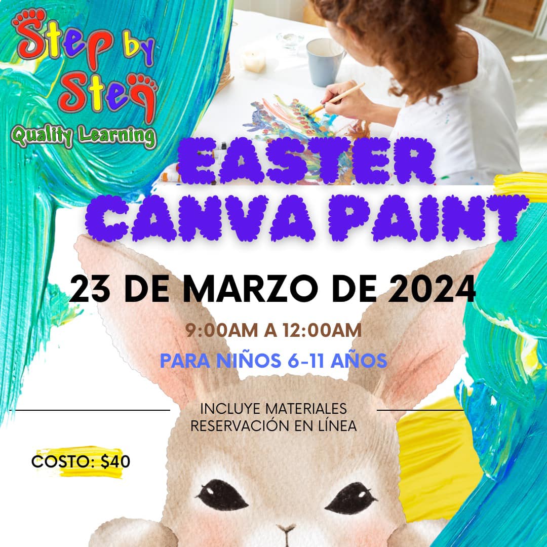 Easter Canva Paint - Step by Step Quality Learning