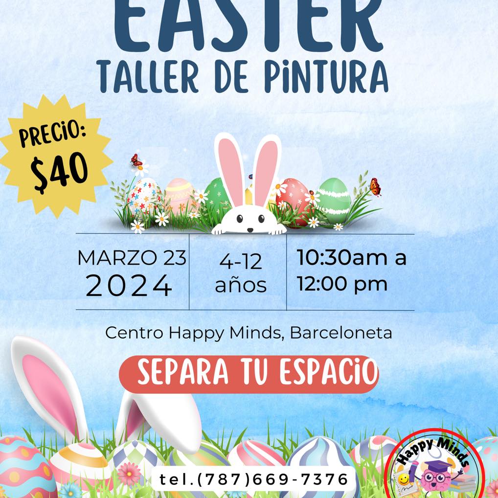 Easter: Taller de Pintura - Happy Minds