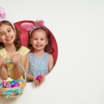 Foto junto al Conejito de Pascua  - Plaza del Caribe