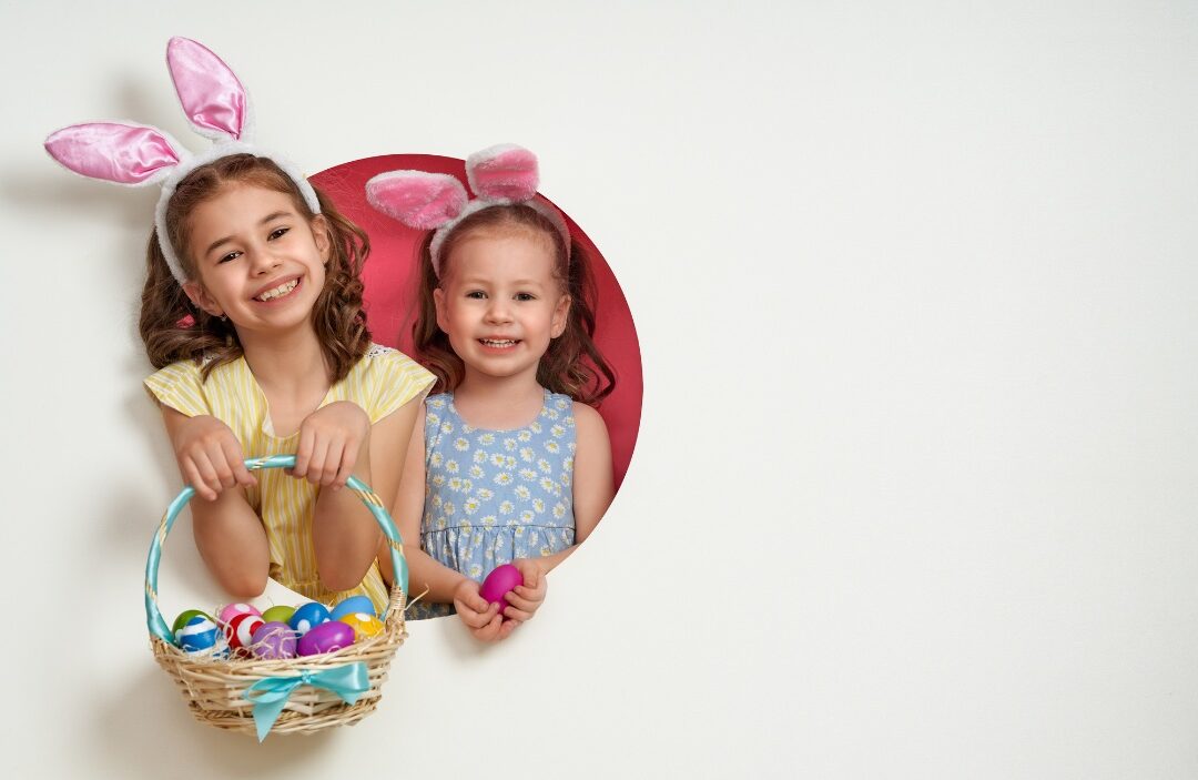 Foto junto al Conejito de Pascua  - Plaza del Caribe