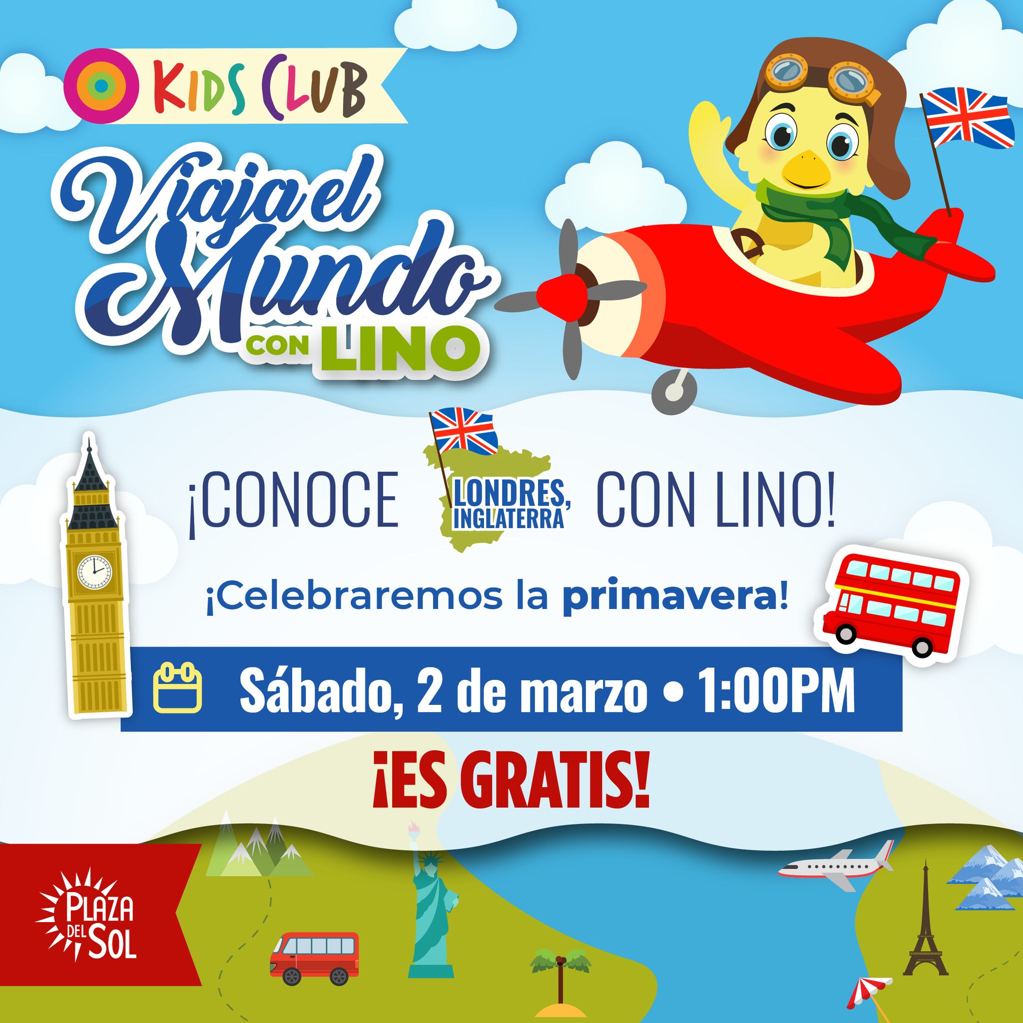 Viaja el Mundo con Lino: Londres, Inglaterra - Plaza del Sol