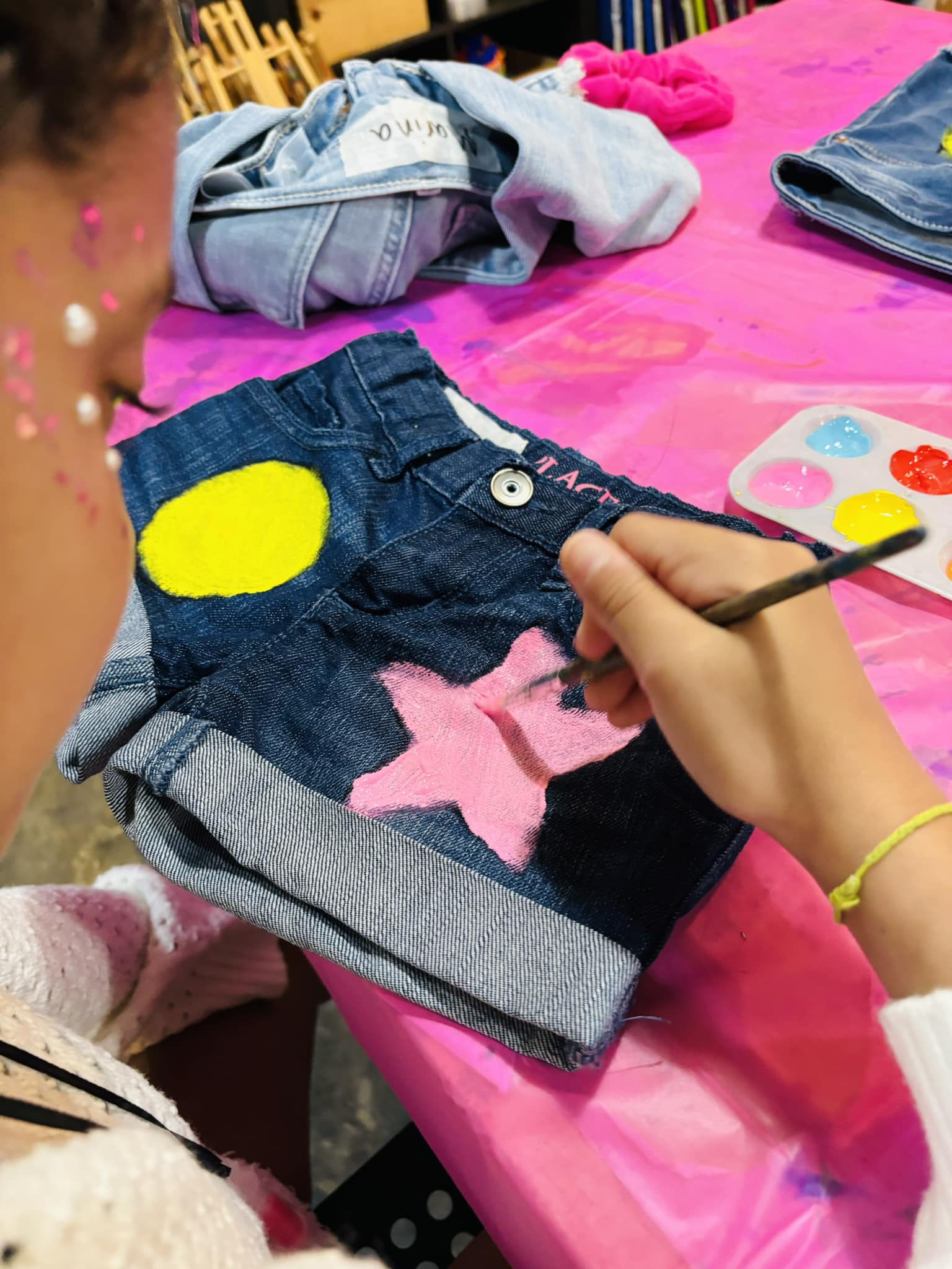 Paint your Jeans - Aquarela