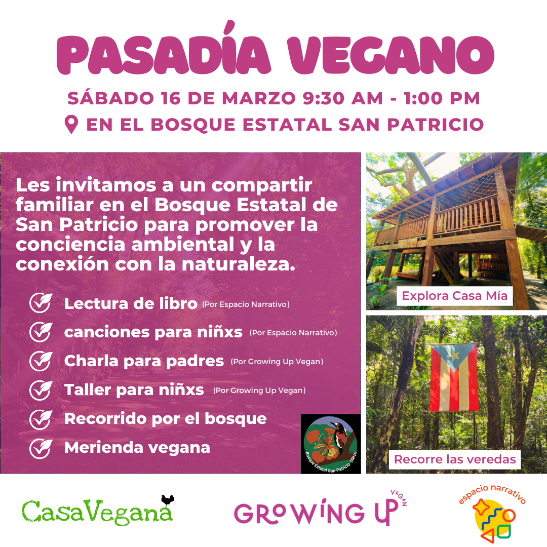 Pasadía Vegano