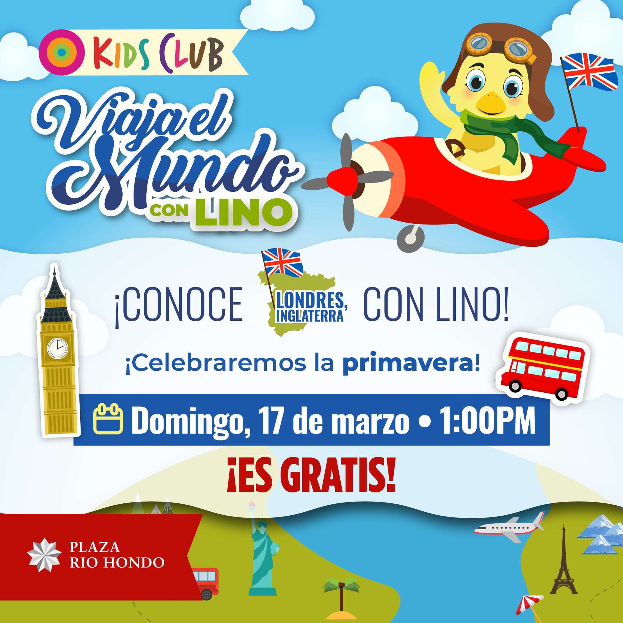 Viaja el Mundo con Lino: Londres - Plaza Río Hondo