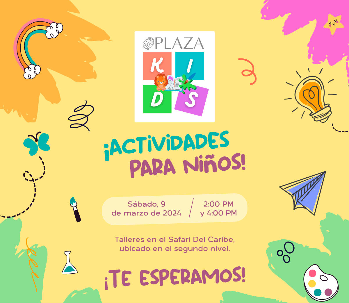 Plaza Kids: Actividades para niños  - Plaza del Caribe