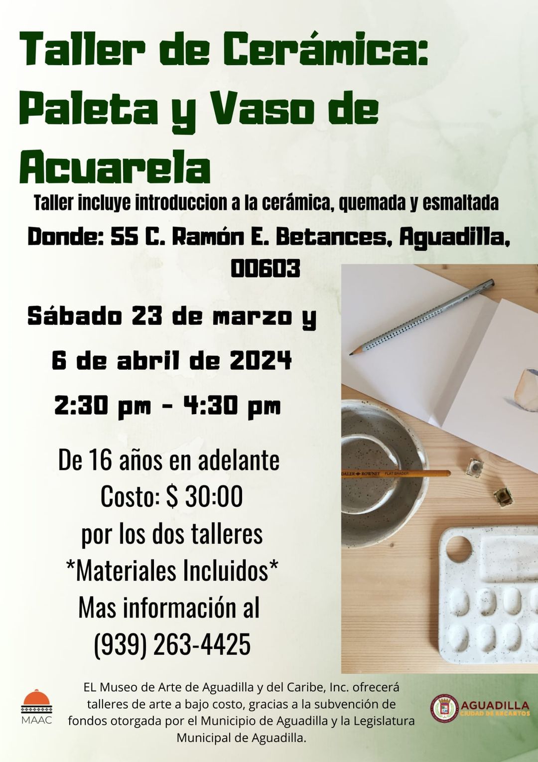 Taller de Cerámica - Museo de Arte de Aguadilla y del Caribe