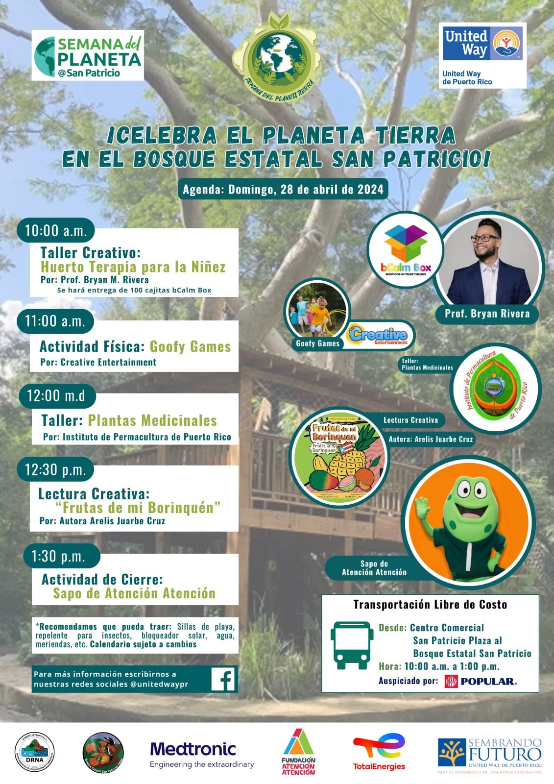 Cierre de las Semana del Planeta Tierra - Bosque Estatal San Patricio