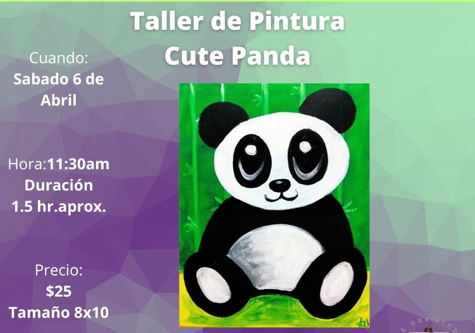 Taller de Pintura: "Cute Panda" - The Art Studio