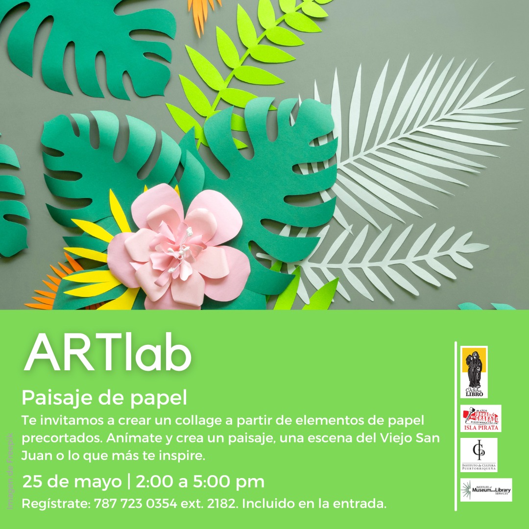ARTLab: Paisaje de papel- Museo Biblioteca La Casa del Libro
