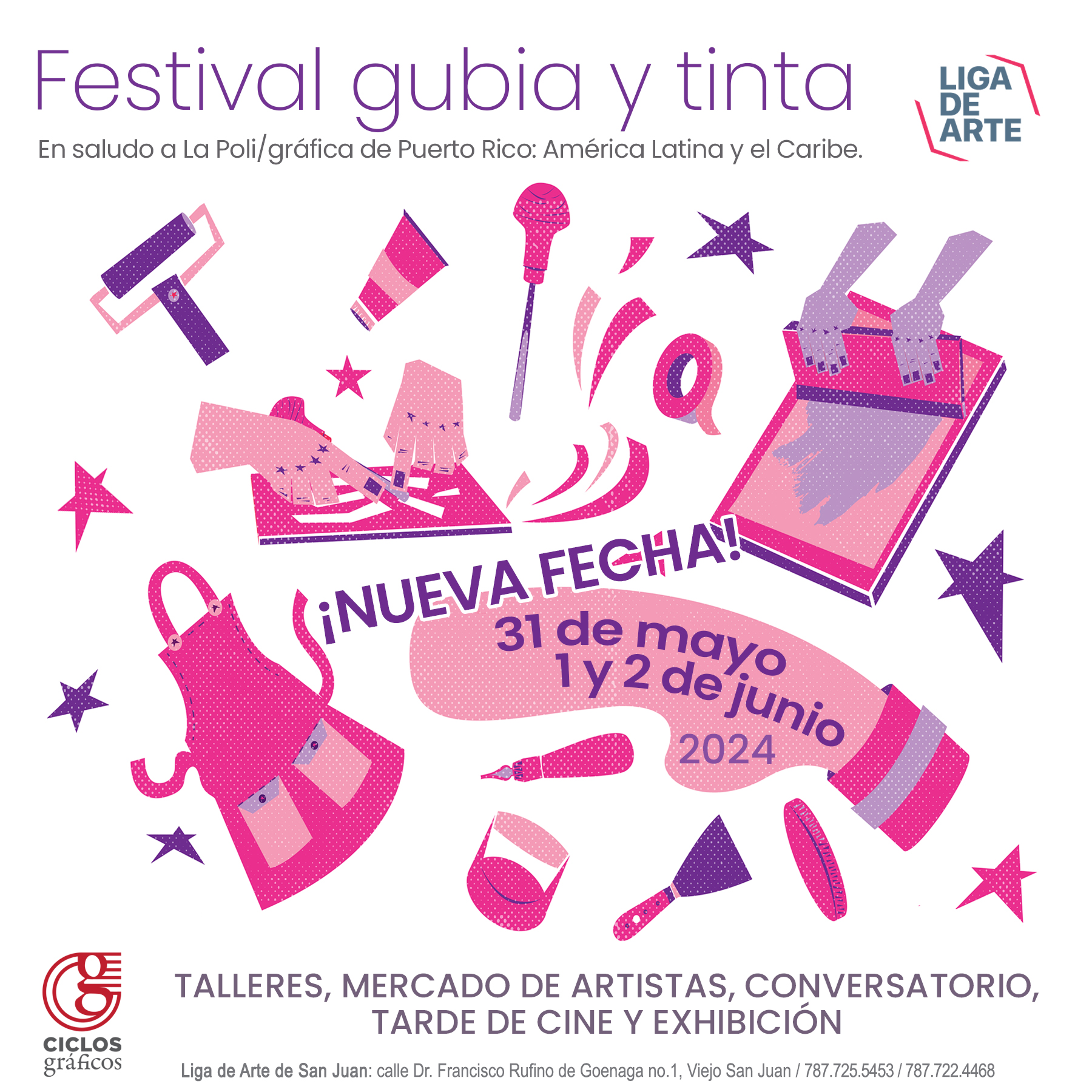Festival Gubia y Tinta - Liga de Arte de San Juan